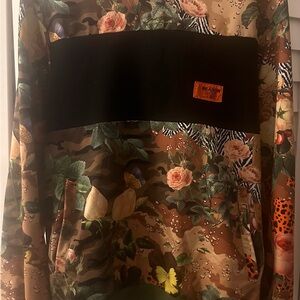 Reason Floral and Animal Print Hoodie